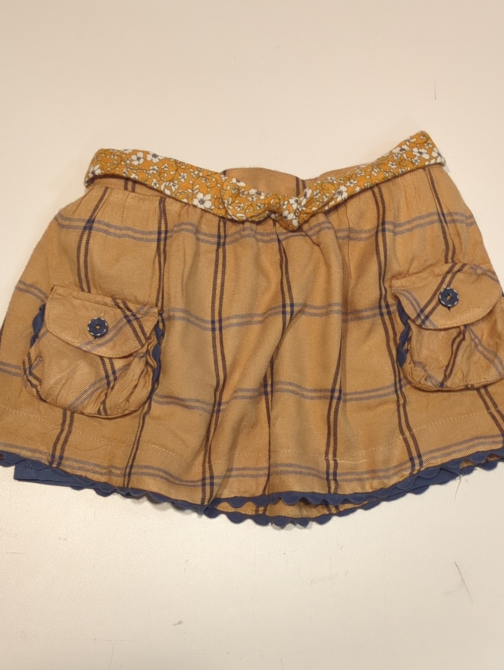 Matilda Jane Plaid Tie Waist Skirt - Size 4